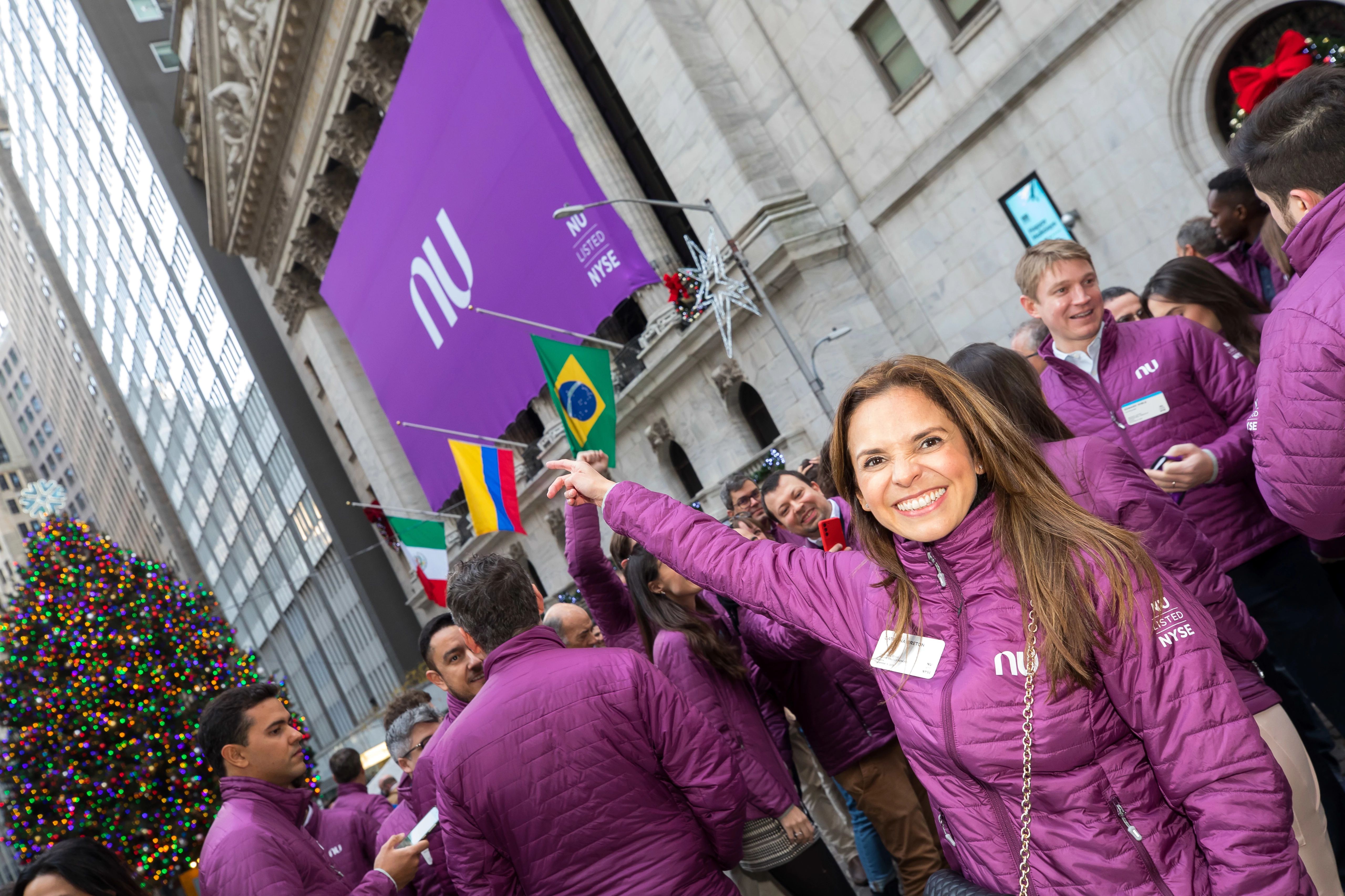 Nubank celebrates its NYSE listing